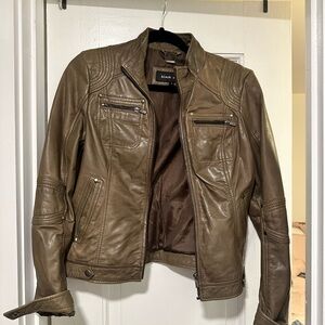 100% REAL LEATHER JACKET Size Small